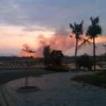 Some forest fire near Kontum