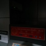 Hard to see, but this tiny ATM booth had air-con inside